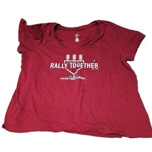 Cleveland Guardians (Indians) Rally Together 2018 Playoffs T-Shirt Women Size 1X